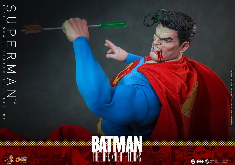 Batman: The Dark Knight Returns Comic Masterpiece Actionfigur 1/6 Superman 34 cm - Preorder - ETA: 25.06.2027