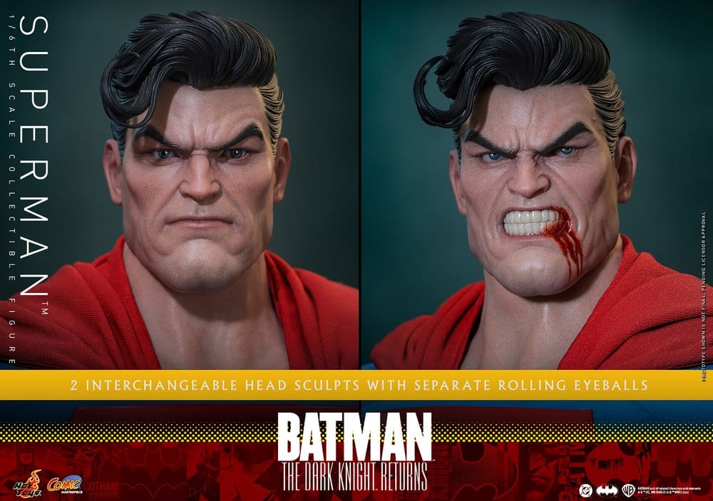 Batman: The Dark Knight Returns Comic Masterpiece Actionfigur 1/6 Superman 34 cm - Preorder - ETA: 25.06.2027