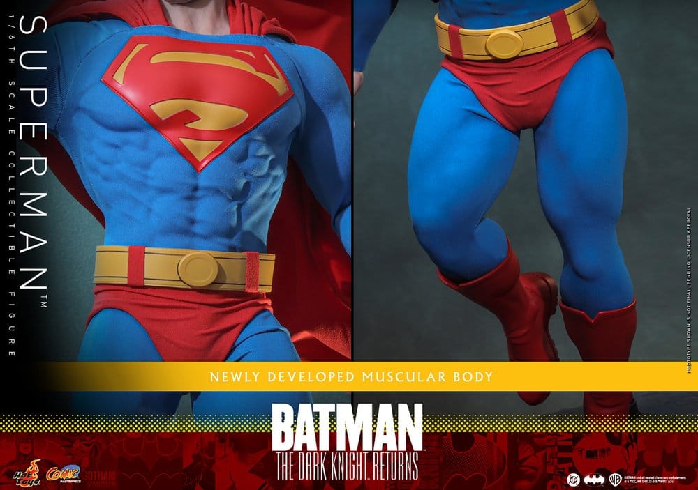Batman: The Dark Knight Returns Comic Masterpiece Actionfigur 1/6 Superman 34 cm - Preorder - ETA: 25.06.2027