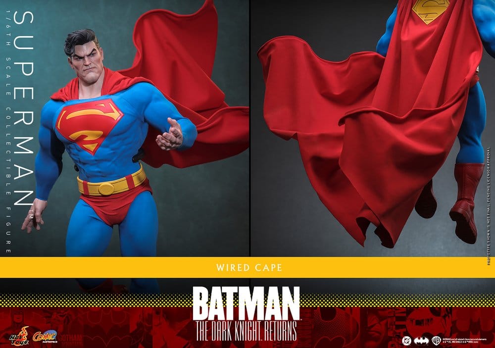 Batman: The Dark Knight Returns Comic Masterpiece Actionfigur 1/6 Superman 34 cm - Preorder - ETA: 25.06.2027