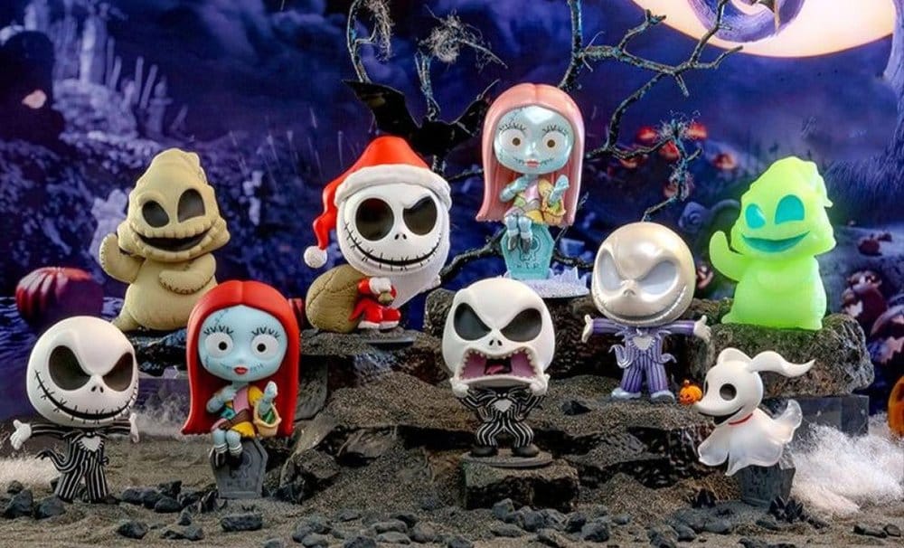 The Nightmare Before Christmas Cosbi Minifiguren 9 cm Blind Box Display (8) - Preorder - ETA: 25.11.2026