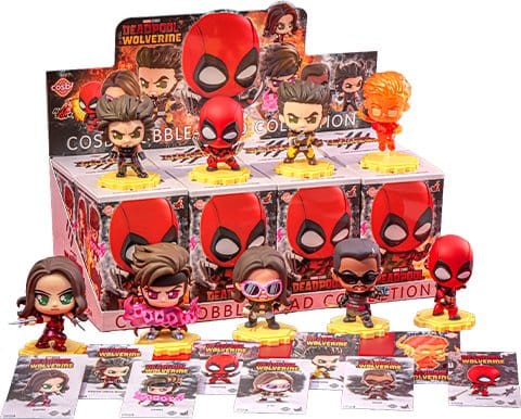 Deadpool & Wolverine Cosbi Minifiguren 9 cm Series 2 Blind Box Display (8) - Preorder - ETA: 28.12.2026