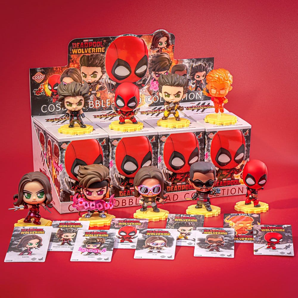 Deadpool & Wolverine Cosbi Minifiguren 9 cm Series 2 Blind Box Display (8) - Preorder - ETA: 28.12.2026