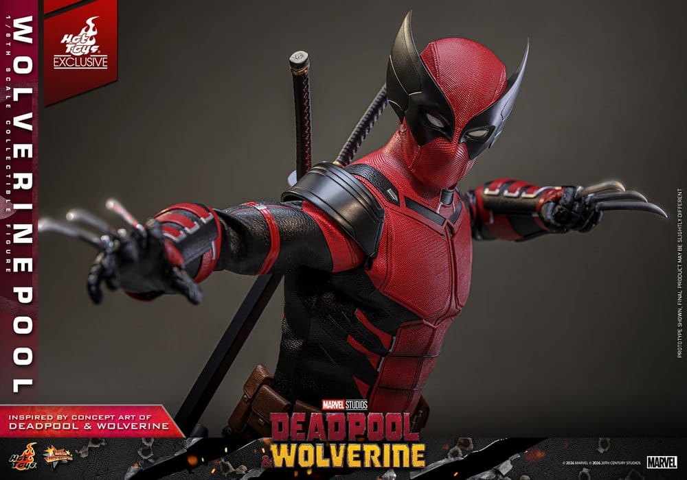 Deadpool & Wolverine Movie Masterpiece Actionfigur 1/6 Wolverinepool Hot Toys Exclusive 31 cm - Preorder - ETA: 12.09.2026