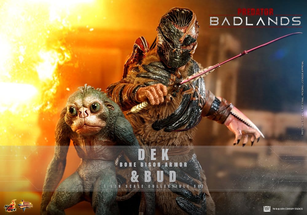 Predator: Badlands Movie Masterpiece Actionfiguren 2er-Pack 1/6 Dek (Bone Bison Armor) and Bud 31 cm - Preorder - ETA: 25.08.2027