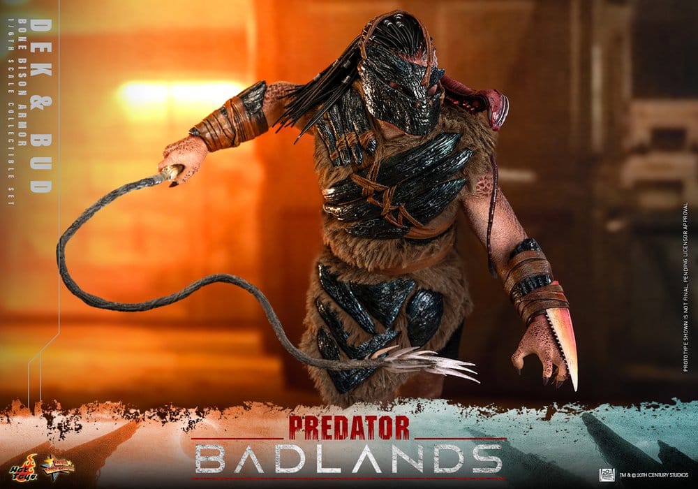 Predator: Badlands Movie Masterpiece Actionfiguren 2er-Pack 1/6 Dek (Bone Bison Armor) and Bud 31 cm - Preorder - ETA: 25.08.2027
