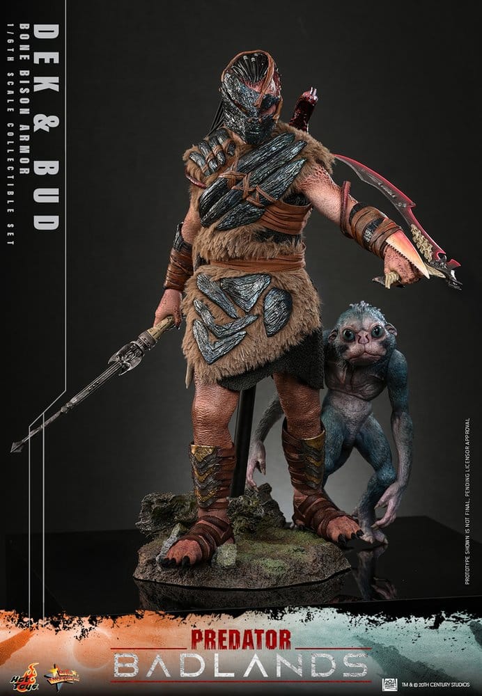 Predator: Badlands Movie Masterpiece Actionfiguren 2er-Pack 1/6 Dek (Bone Bison Armor) and Bud 31 cm - Preorder - ETA: 25.08.2027