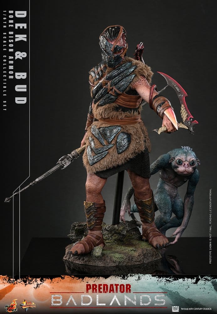 Predator: Badlands Movie Masterpiece Actionfiguren 2er-Pack 1/6 Dek (Bone Bison Armor) and Bud 31 cm - Preorder - ETA: 25.08.2027