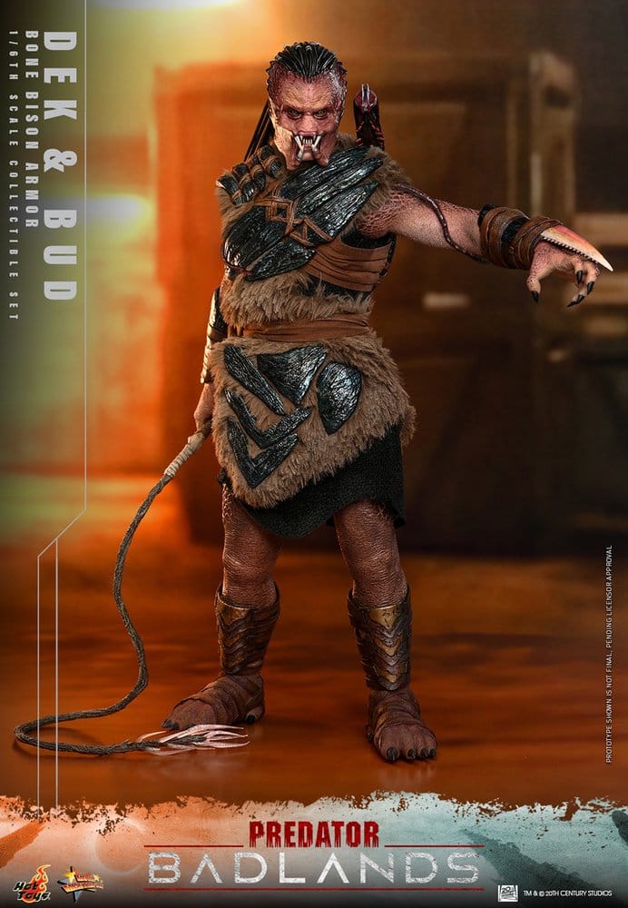 Predator: Badlands Movie Masterpiece Actionfiguren 2er-Pack 1/6 Dek (Bone Bison Armor) and Bud 31 cm - Preorder - ETA: 25.08.2027