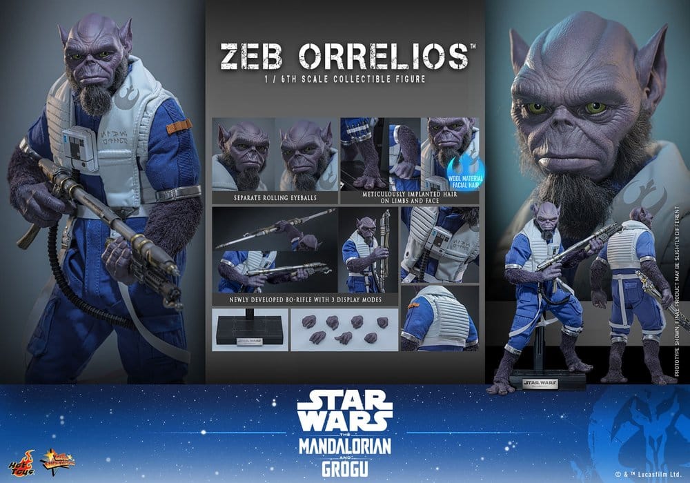 Star Wars Movie Masterpiece Actionfigur 1/6 Zeb Orrelios 33 cm - Preorder - ETA: 25.02.2028