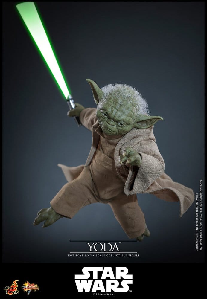 Star Wars: Die Rache der Sith Movie Masterpiece Actionfigur 1/6 Yoda 14 cm - Preorder - ETA: 25.02.2028