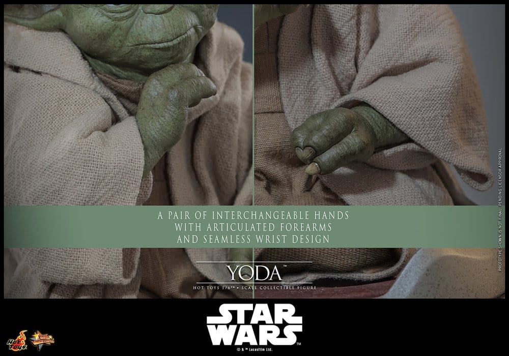 Star Wars: Die Rache der Sith Movie Masterpiece Actionfigur 1/6 Yoda 14 cm - Preorder - ETA: 25.02.2028