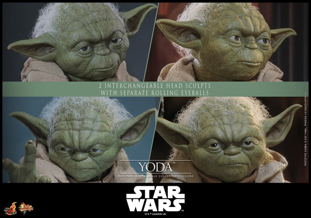 Star Wars: Die Rache der Sith Movie Masterpiece Actionfigur 1/6 Yoda 14 cm - Preorder - ETA: 25.02.2028
