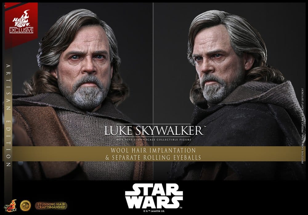 Star Wars: Die letzten Jedi Movie Masterpiece Actionfigur 1/6 Luke Skywalker (Artisan Edition) 29 cm - Preorder - ETA: 25.02.2028