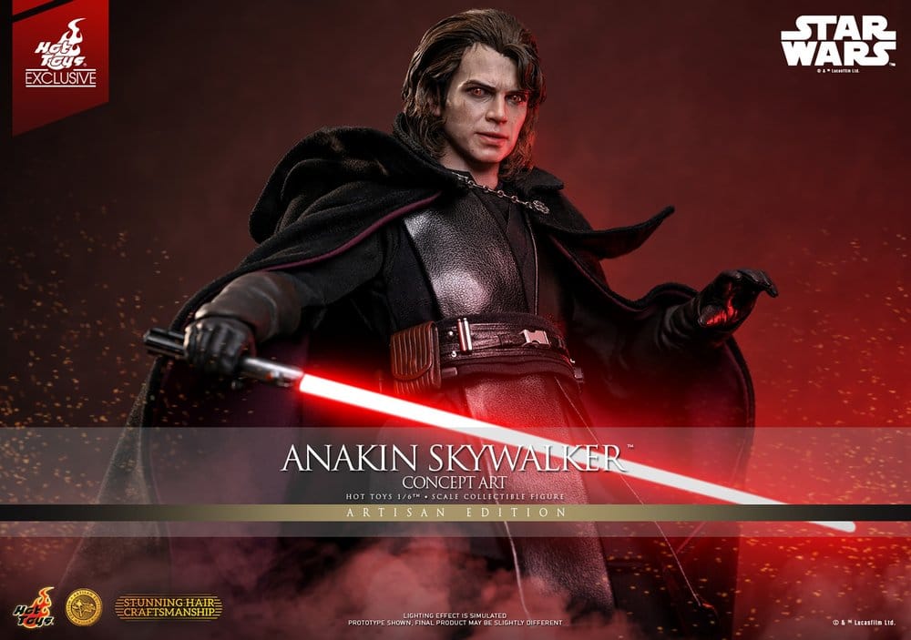Star Wars Episode III: Die Rache der Sith Movie Masterpiece Actionfigur 1/6 Anakin Skywalker (Concept Art Version) (Artisan Edition) Hot Toys Exclusive 31 cm - Preorder - ETA: 25.02.2028