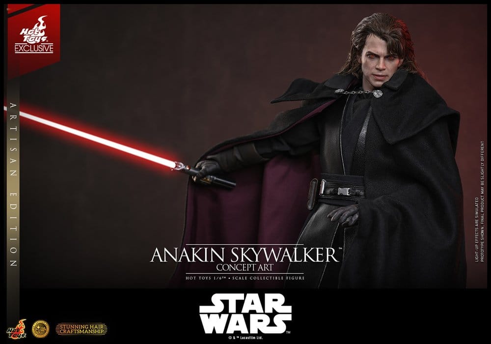Star Wars Episode III: Die Rache der Sith Movie Masterpiece Actionfigur 1/6 Anakin Skywalker (Concept Art Version) (Artisan Edition) Hot Toys Exclusive 31 cm - Preorder - ETA: 25.02.2028