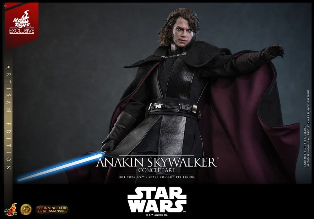 Star Wars Episode III: Die Rache der Sith Movie Masterpiece Actionfigur 1/6 Anakin Skywalker (Concept Art Version) (Artisan Edition) Hot Toys Exclusive 31 cm - Preorder - ETA: 25.02.2028