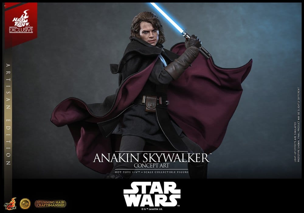 Star Wars Episode III: Die Rache der Sith Movie Masterpiece Actionfigur 1/6 Anakin Skywalker (Concept Art Version) (Artisan Edition) Hot Toys Exclusive 31 cm - Preorder - ETA: 25.02.2028