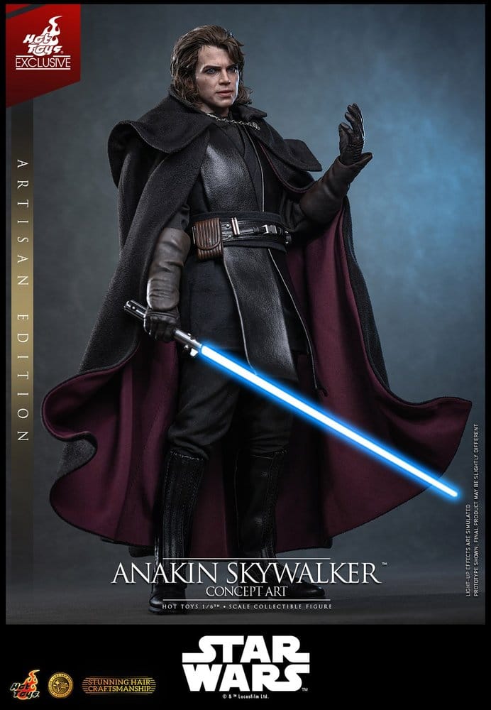 Star Wars Episode III: Die Rache der Sith Movie Masterpiece Actionfigur 1/6 Anakin Skywalker (Concept Art Version) (Artisan Edition) Hot Toys Exclusive 31 cm - Preorder - ETA: 25.02.2028