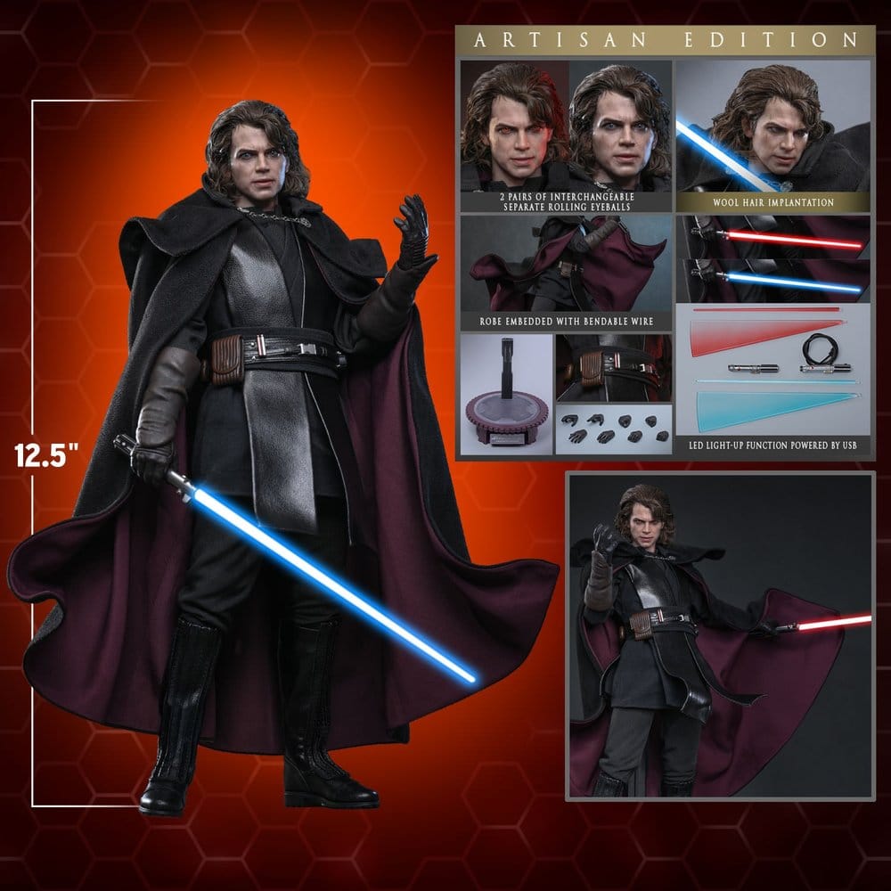 Star Wars Episode III: Die Rache der Sith Movie Masterpiece Actionfigur 1/6 Anakin Skywalker (Concept Art Version) (Artisan Edition) Hot Toys Exclusive 31 cm - Preorder - ETA: 25.02.2028