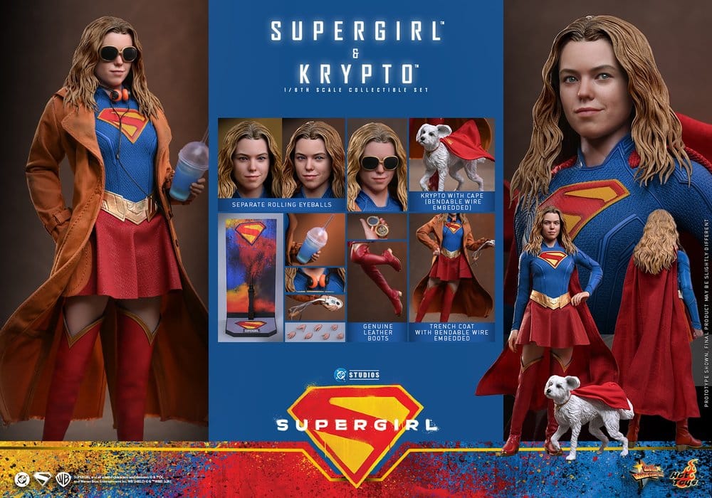 DC Comics Movie Masterpiece Actionfiguren Set Supergirl & Krypto 28 cm - Preorder - ETA: 25.11.2026