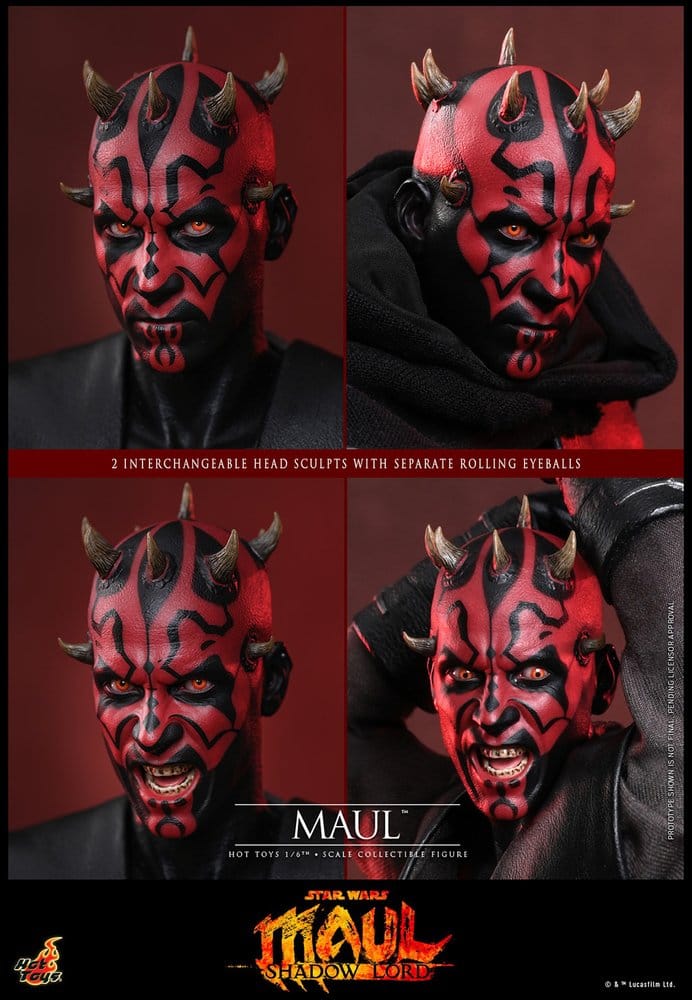 Star Wars: Maul - Shadow Lord Television Masterpiece Actionfigur 1/6 Maul 29 cm - Preorder - ETA: 25.02.2028