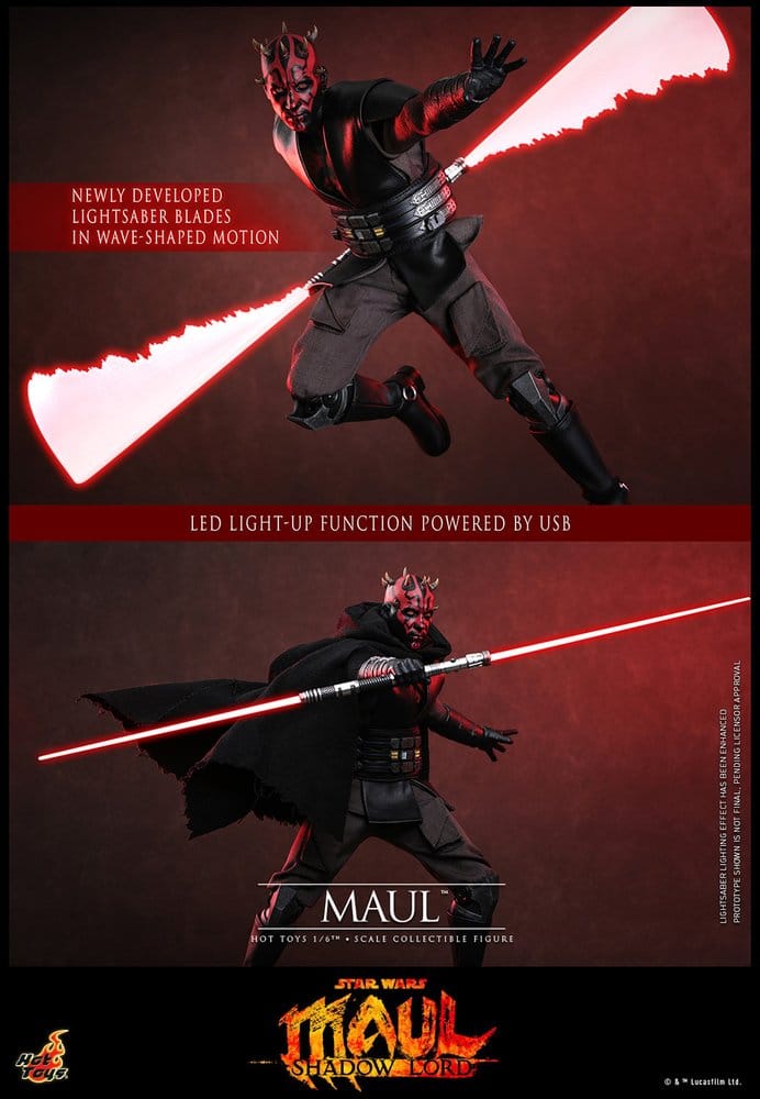 Star Wars: Maul - Shadow Lord Television Masterpiece Actionfigur 1/6 Maul 29 cm - Preorder - ETA: 25.02.2028