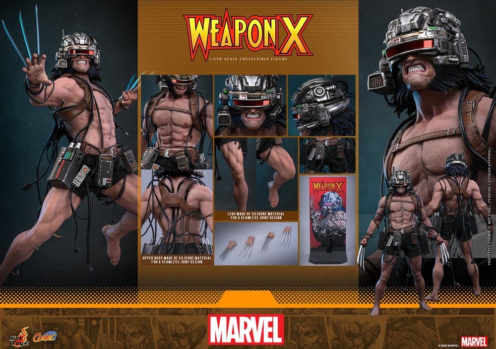 Marvel Comic Masterpiece Actionfigur 1/6 Weapon X 31 cm - Preorder - ETA: 25.02.2028