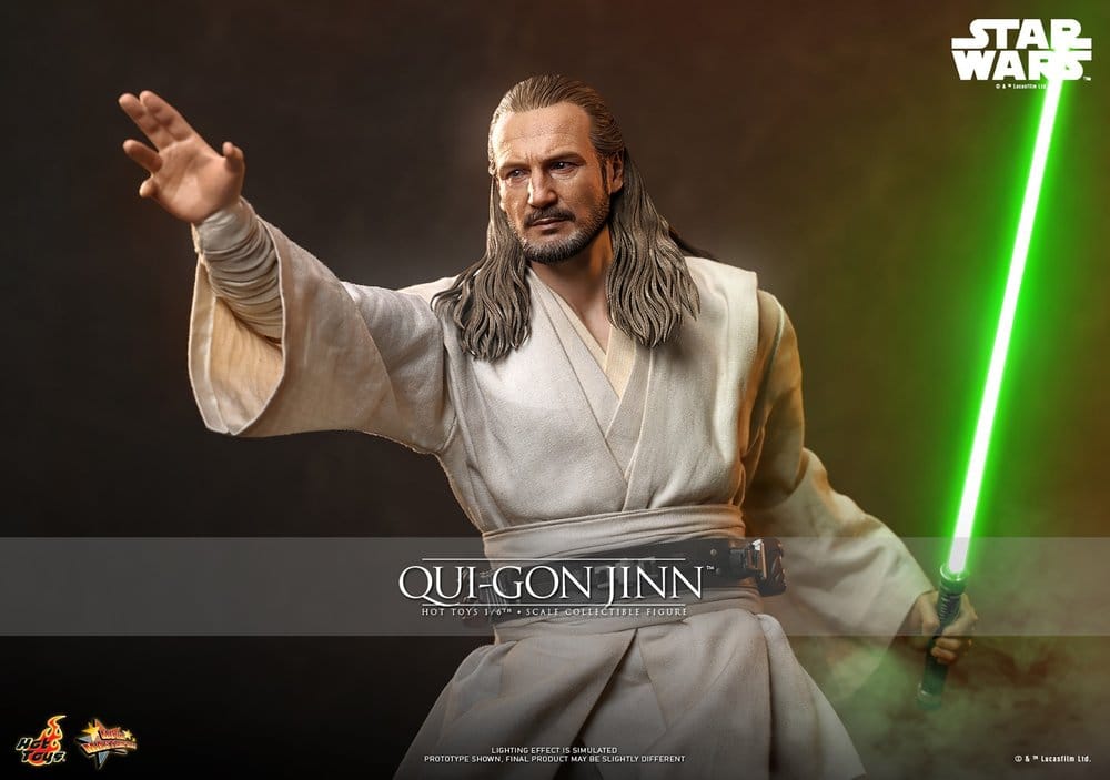 Star Wars: Die dunkle Bedrohung Movie Masterpiece Actionfigur 1/6 Qui-Gon Jinn (Artisan Edition) Hot Toys Exclusive 32 cm - Preorder - ETA: 25.02.2028