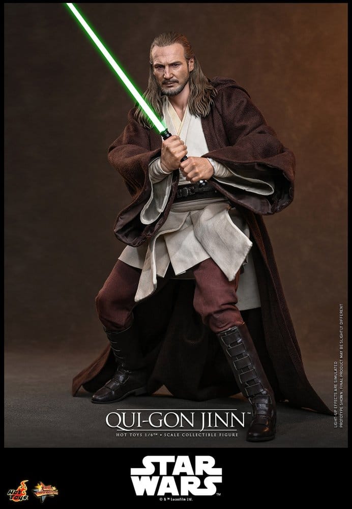 Star Wars: Die dunkle Bedrohung Movie Masterpiece Actionfigur 1/6 Qui-Gon Jinn (Artisan Edition) Hot Toys Exclusive 32 cm - Preorder - ETA: 25.02.2028