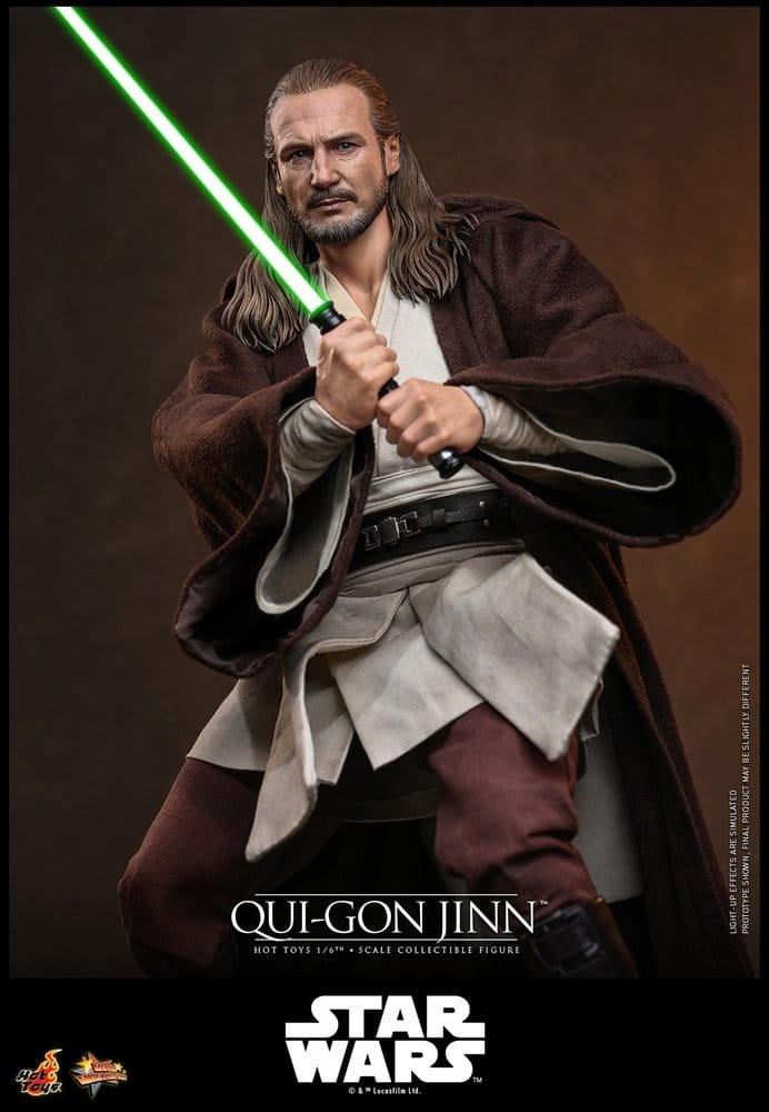 Star Wars: Die dunkle Bedrohung Movie Masterpiece Actionfigur 1/6 Qui-Gon Jinn (Artisan Edition) Hot Toys Exclusive 32 cm - Preorder - ETA: 25.02.2028