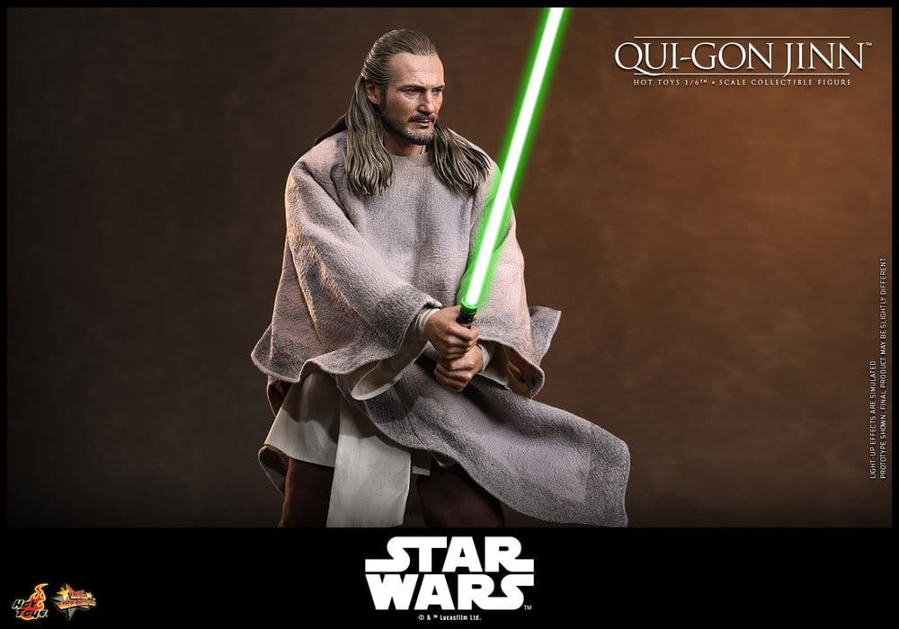 Star Wars: Die dunkle Bedrohung Movie Masterpiece Actionfigur 1/6 Qui-Gon Jinn (Artisan Edition) Hot Toys Exclusive 32 cm - Preorder - ETA: 25.02.2028