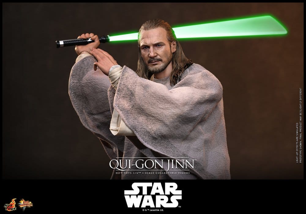Star Wars: Die dunkle Bedrohung Movie Masterpiece Actionfigur 1/6 Qui-Gon Jinn (Artisan Edition) Hot Toys Exclusive 32 cm - Preorder - ETA: 25.02.2028