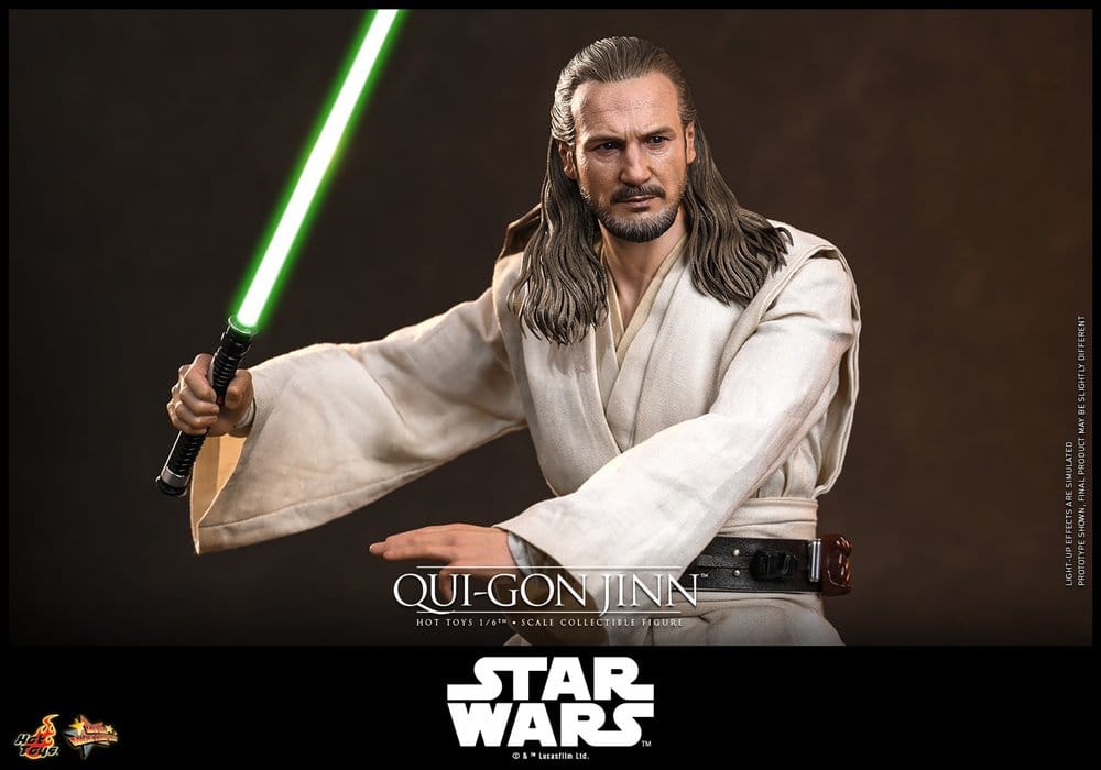Star Wars: Die dunkle Bedrohung Movie Masterpiece Actionfigur 1/6 Qui-Gon Jinn (Artisan Edition) Hot Toys Exclusive 32 cm - Preorder - ETA: 25.02.2028