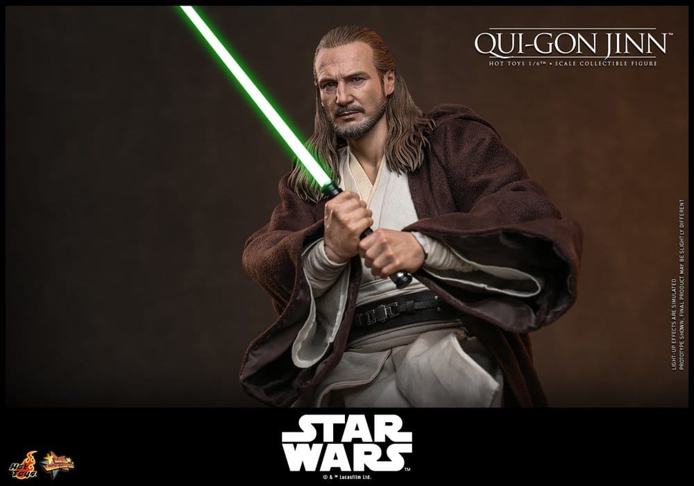 Star Wars: Die dunkle Bedrohung Movie Masterpiece Actionfigur 1/6 Qui-Gon Jinn (Artisan Edition) Hot Toys Exclusive 32 cm - Preorder - ETA: 25.02.2028