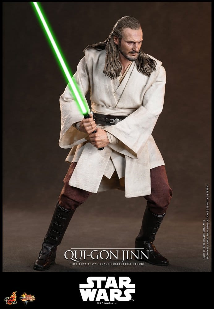 Star Wars: Die dunkle Bedrohung Movie Masterpiece Actionfigur 1/6 Qui-Gon Jinn (Artisan Edition) Hot Toys Exclusive 32 cm - Preorder - ETA: 25.02.2028