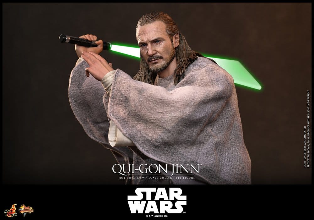 Star Wars: Die dunkle Bedrohung Movie Masterpiece Actionfigur 1/6 Qui-Gon Jinn (Artisan Edition) Hot Toys Exclusive 32 cm - Preorder - ETA: 25.02.2028