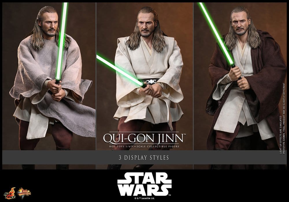 Star Wars: Die dunkle Bedrohung Movie Masterpiece Actionfigur 1/6 Qui-Gon Jinn (Artisan Edition) Hot Toys Exclusive 32 cm - Preorder - ETA: 25.02.2028