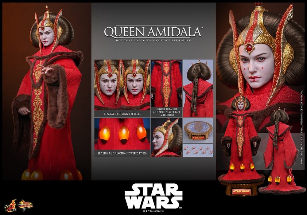 Star Wars Movie Masterpiece Actionfigur 1/6 Queen Amidala 28 cm - Preorder - ETA: 25.08.2027