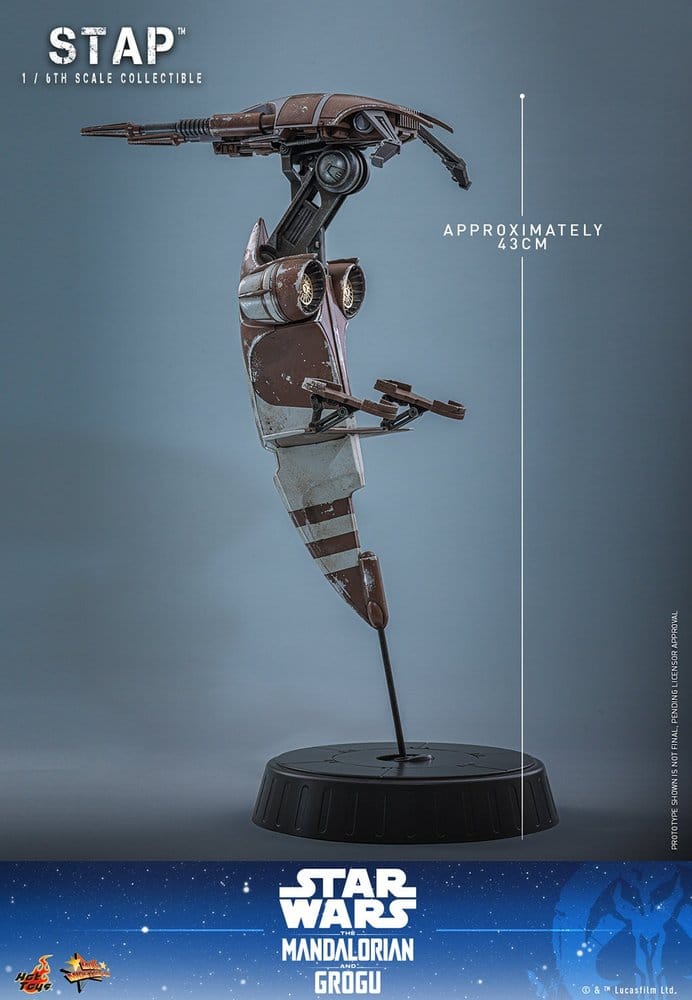 Star Wars: The Mandalorian & Grogu Movie Masterpiece Zubehör 1/6 STAP 32 cm - Preorder - ETA: 25.08.2027