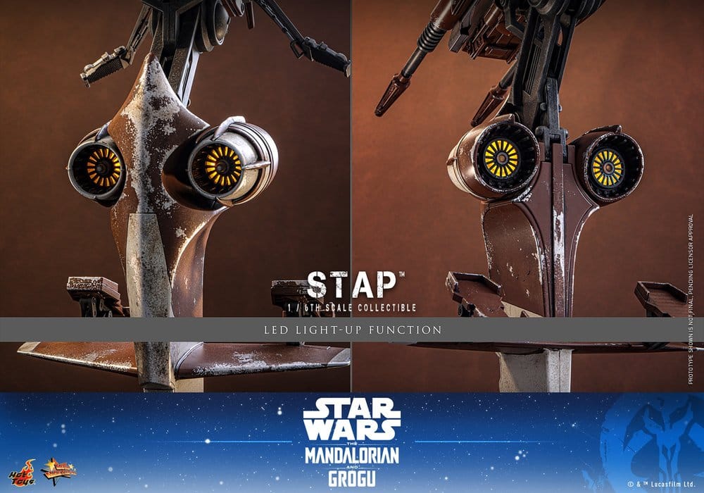 Star Wars: The Mandalorian & Grogu Movie Masterpiece Zubehör 1/6 STAP 32 cm - Preorder - ETA: 25.08.2027