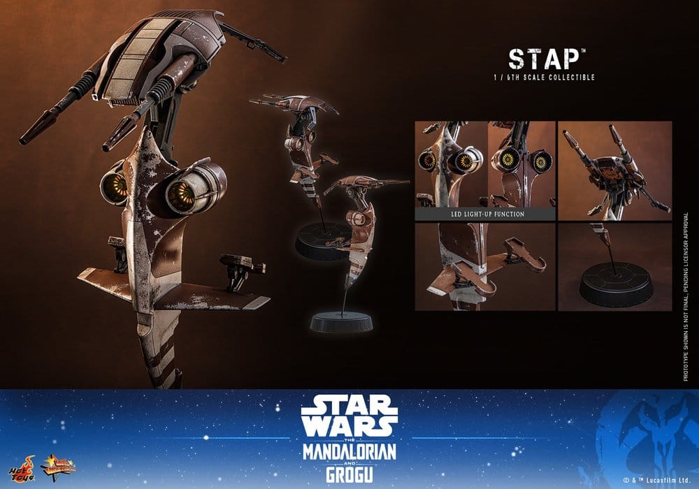 Star Wars: The Mandalorian & Grogu Movie Masterpiece Zubehör 1/6 STAP 32 cm - Preorder - ETA: 25.08.2027