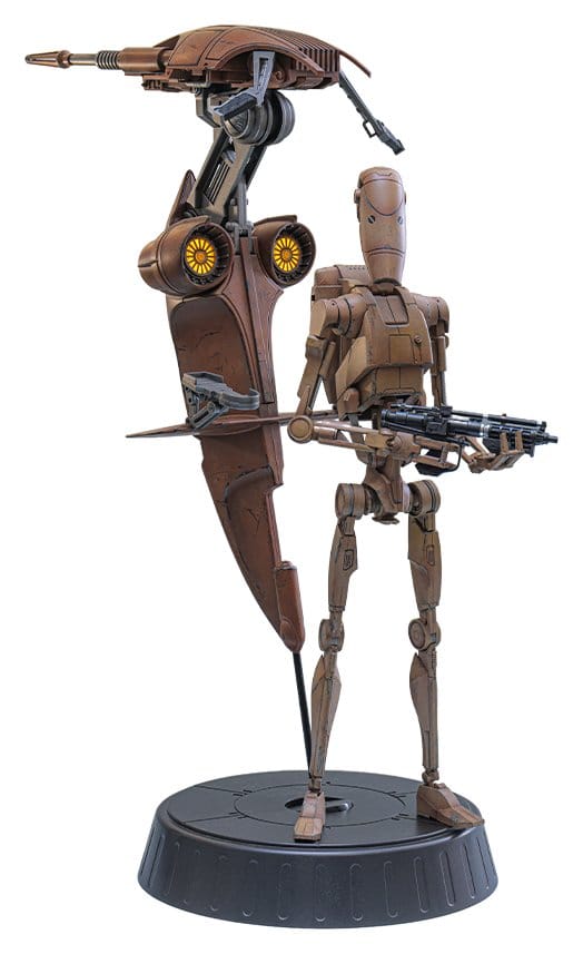 Star Wars: The Phantom Menace Movie Masterpiece Actionfiguren Set 1/6 Battle Droid & STAP 32 cm - Preorder - ETA: 25.08.2027