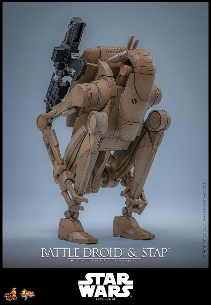 Star Wars: The Phantom Menace Movie Masterpiece Actionfiguren Set 1/6 Battle Droid & STAP 32 cm - Preorder - ETA: 25.08.2027