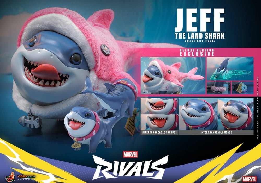 Marvel Rivals Videogame Masterpiece Series Actionfigur Jeff the Land Shark (Deluxe Version) 11 cm - Preorder - ETA: 25.02.2027