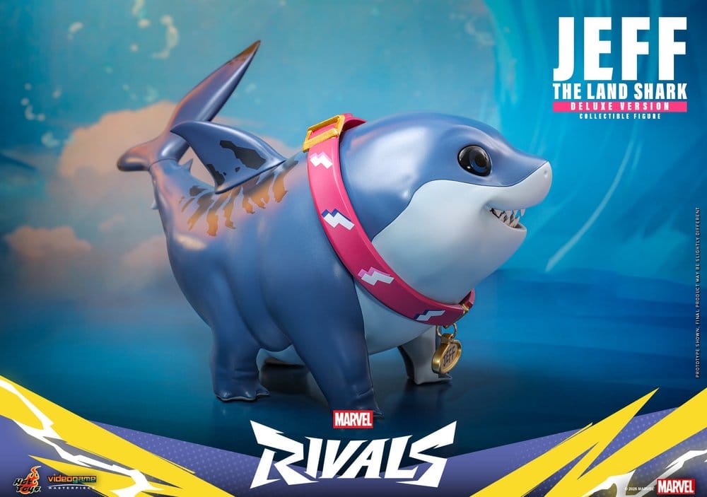 Marvel Rivals Videogame Masterpiece Series Actionfigur Jeff the Land Shark 11 cm - Preorder - ETA: 25.02.2027