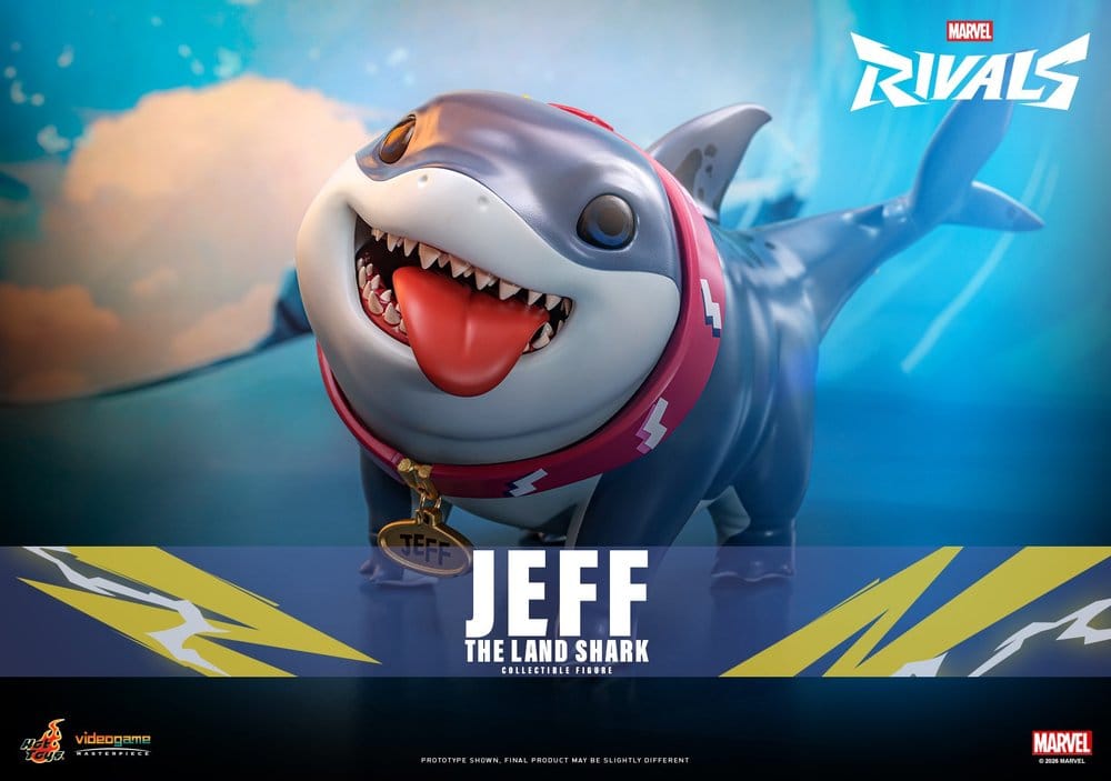 Marvel Rivals Videogame Masterpiece Series Actionfigur Jeff the Land Shark 11 cm - Preorder - ETA: 25.02.2027