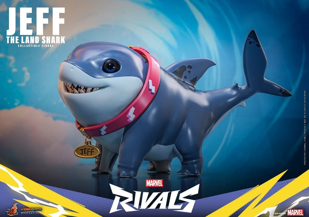 Marvel Rivals Videogame Masterpiece Series Actionfigur Jeff the Land Shark 11 cm - Preorder - ETA: 25.02.2027