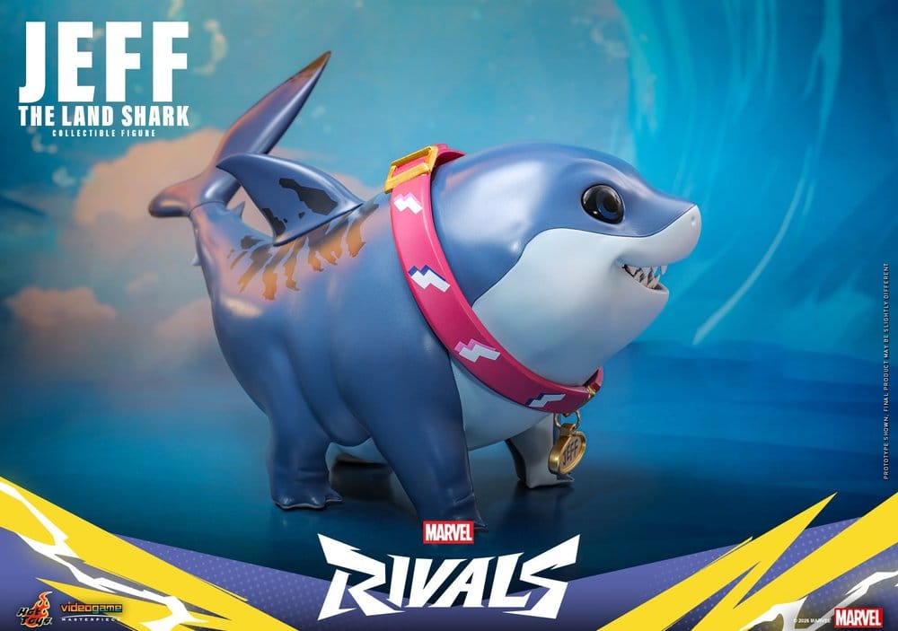 Marvel Rivals Videogame Masterpiece Series Actionfigur Jeff the Land Shark 11 cm - Preorder - ETA: 25.02.2027