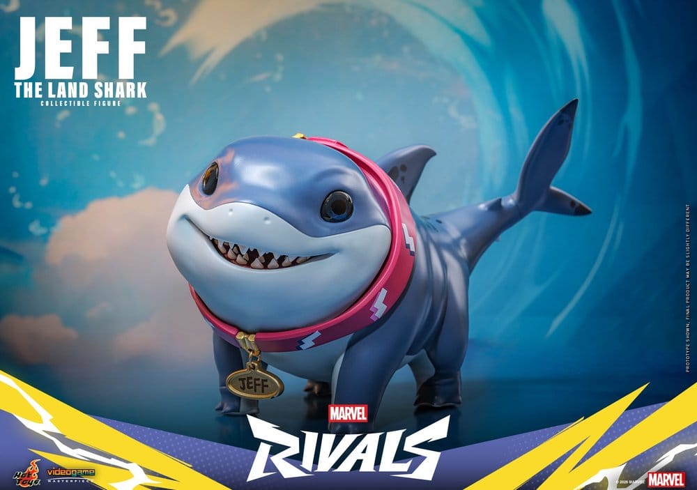 Marvel Rivals Videogame Masterpiece Series Actionfigur Jeff the Land Shark 11 cm - Preorder - ETA: 25.02.2027